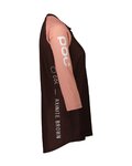 POC Tricou de ciclism cu mânecă scurtă - MTB PURE 3/4 LADY - maro/roz