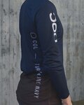 POC Tricou de ciclism cu mânecă lungă de vară - MTB PURE LADY - maro/albastru