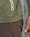 POC Tricou de ciclism cu mânecă scurtă - REFORM ENDURO LIGHT - verde