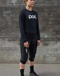 POC Tricou de ciclism cu mânecă lungă de vară - REFORM ENDURO LADY - negru