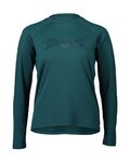 POC Tricou de ciclism cu mânecă lungă de vară - REFORM ENDURO LADY - verde