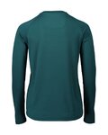 POC Tricou de ciclism cu mânecă lungă de vară - REFORM ENDURO LADY - verde