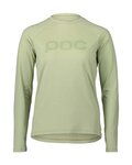 POC Tricou de ciclism cu mânecă lungă de vară - REFORM ENDURO LADY - verde deschis