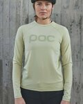 POC Tricou de ciclism cu mânecă lungă de vară - REFORM ENDURO LADY - verde deschis