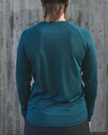 POC Tricou de ciclism cu mânecă lungă de vară - REFORM ENDURO LADY - albastru