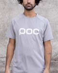 POC Tricou de ciclism cu mânecă scurtă - REFORM ENDURO - gri