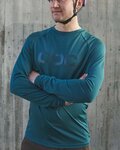 POC Tricou de ciclism cu mânecă lungă de vară - REFORM ENDURO  - verde