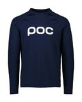 POC Tricou de ciclism cu mânecă lungă de vară - REFORM ENDURO - albastru