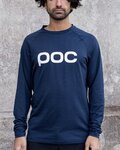 POC Tricou de ciclism cu mânecă lungă de vară - REFORM ENDURO - albastru