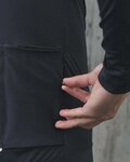 POC Tricou de cilism pentru iarnă cu mânecă lungă - AMBIENT THERMAL - negru
