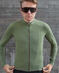 POC Tricou de cilism pentru iarnă cu mânecă lungă - AMBIENT THERMAL - verde