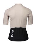 POC Tricou de ciclism cu mânecă scurtă - ESSENTIAL ROAD LADY - negru/bej