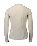 POC Tricou de ciclism cu mânecă lungă de vară - ESSENTIAL ROAD LADY - gri