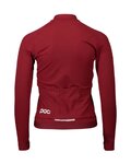 POC Tricou de cilism pentru iarnă cu mânecă lungă - AMBIENT THERMAL LADY - bordo