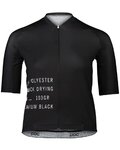 POC Tricou de ciclism cu mânecă scurtă - PRISTINE PRINT LADY - negru