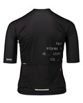 POC Tricou de ciclism cu mânecă scurtă - PRISTINE PRINT LADY - negru