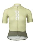POC Tricou de ciclism cu mânecă scurtă - ESSENTIAL ROAD LADY - verde/verde deschis