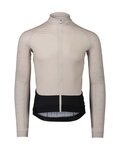 POC Tricou de ciclism cu mânecă lungă de vară - ESSENTIAL ROAD - negru/gri