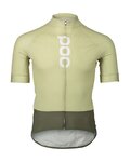 POC Tricou de ciclism cu mânecă scurtă - ESSENTIAL ROAD LOGO - verde/verde deschis