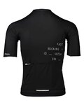 POC Tricou de ciclism cu mânecă scurtă - PRISTINE PRINT - negru
