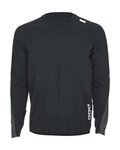 POC Tricou de ciclism cu mânecă lungă de vară - RESISTANCE DH - negru/gri
