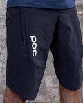 POC Pantaloni scurți de ciclism fără bretele - VELOCITY - negru