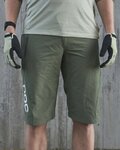 POC Pantaloni scurți de ciclism fără bretele - ESSENTIAL ENDURO - verde
