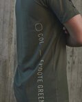 POC Tricou de ciclism cu mânecă scurtă - MTB PURE - negru/verde