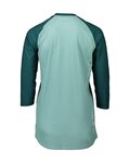 POC Tricou de ciclism cu mânecă scurtă - MTB PURE 3/4 LADY - albastru/albastru deschis