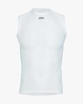 POC Tricou de ciclism fără mâneci - ESSENTIAL LAYER - alb