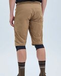 POC Pantaloni scurți de ciclism fără bretele - ESSENTIAL ENDURO - maro