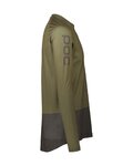 POC Tricou de ciclism cu mânecă lungă de vară - MTB PURE - verde/albastru
