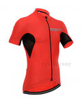 BONAVELO Tricou de ciclism cu mânecă scurtă - CYCLING BOX - roșu