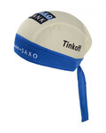 BONAVELO Bandană de ciclism - TINKOFF SAXO  - albastru/alb
