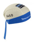 BONAVELO Bandană de ciclism - TINKOFF SAXO  - albastru/alb