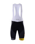 BONAVELO Pantaloni scurți de ciclism cu bretele - ASTANA 2017 - negru