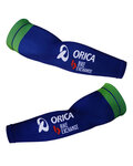 BONAVELO Încălzitoare de braț pentru ciclism - ORICA 2018 - verde/albastru