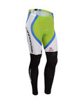 Pantaloni de ciclism lungi fără bretele - CANNONDALE 2014 SMR - alb/verde/negru