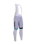 Pantaloni de ciclism lungi cu bretele - BORA UCI 2017 SUMMER - alb