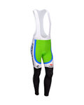 Pantaloni de ciclism lungi cu bretele - CANNONDALE 2013 SMR - verde/alb/negru