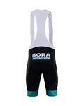 BONAVELO Pantaloni scurți de ciclism cu bretele - BORA 2018 - negru/verde
