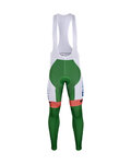 Pantaloni de ciclism lungi cu bretele - BARDIANI 2018 WINTER - verde