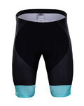 Pantaloni scurți de ciclism fără bretele - BORA 2018 KIDS - verde/negru