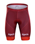 Pantaloni scurți de ciclism fără bretele - KATUSHA 2018 - bordo/roșu