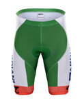 Pantaloni scurți de ciclism fără bretele - BARDIANI 2018 - portocaliu/verde/alb