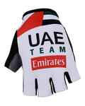 Mănuși de ciclism fără degete - UAE 2018 - alb/roșu/negru