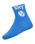 Șosete clasice de ciclism - SKY 2018 - albastru deschis