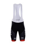 Pantaloni scurți de ciclism cu bretele - UAE 2018 - roșu/negru