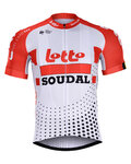 BONAVELO tricou-pantaloni-mănuși-șosete-căciulă - LOTTO SOUDAL 2019 - alb/negru/roșu