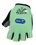 BONAVELO Mănuși de ciclism fără degete - TOUR DE FRANCE - verde